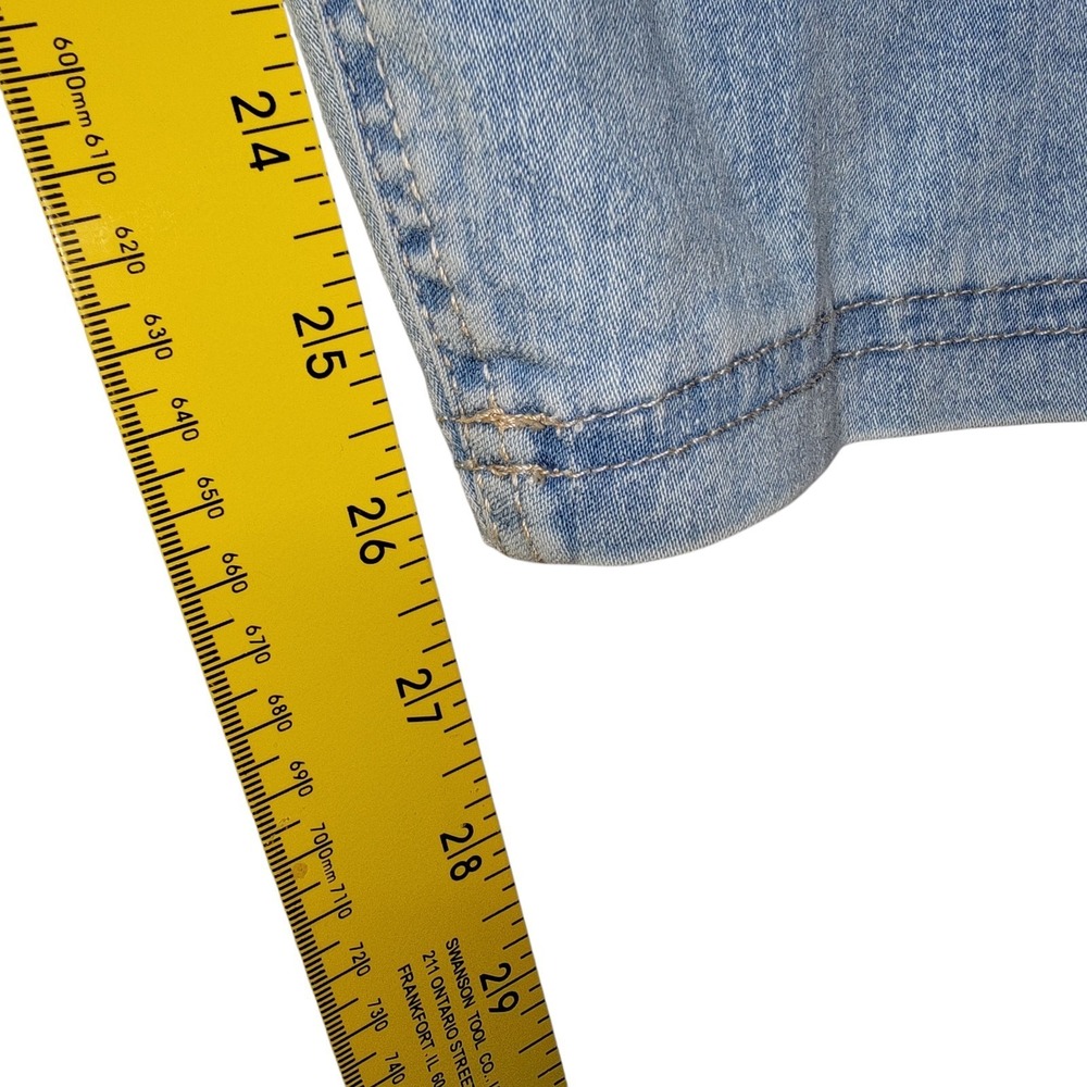 Womens Size 4X 28W-30W Terra & Sky Pull On Blue Jeggings High Rise Skinny NWOT - Picture 10 of 10